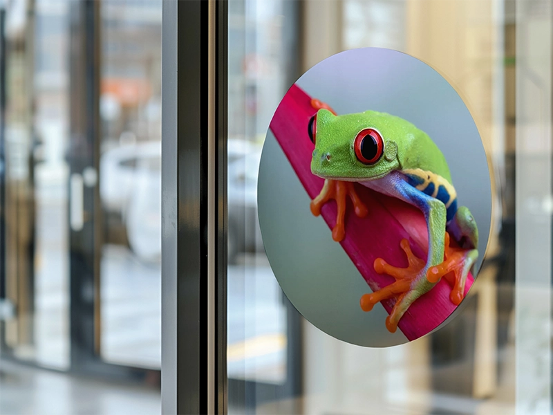Adhésif vitrine Lyon