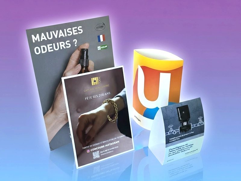 Totem chevalet carton tente